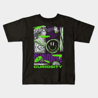 Curiosity pop art surreal Kids T-Shirt